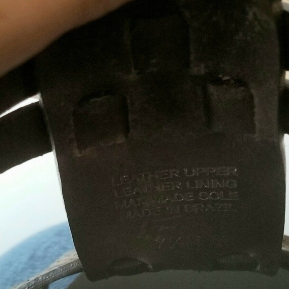 Tory Burch Brown Snakeskin Wedges, Size 7 1/2 - Picture 4 of 4